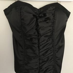 Charlotte Russe Satin Corset Top